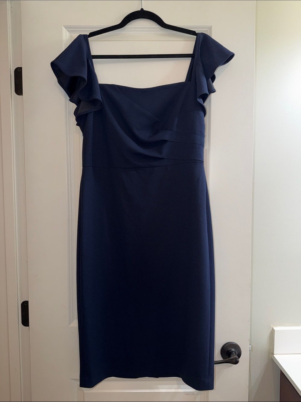 NWT Calvin Klein Navy Sheath Dress